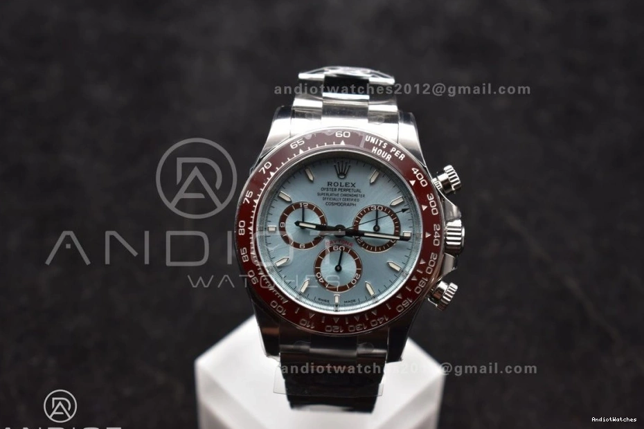 126506 Best SS 904L Clone SS Ice Bracelet Comfortable 785 on Clean 1:1 Super Blue Markers 904L Sticks Edition Daytona Asian Dial 0924